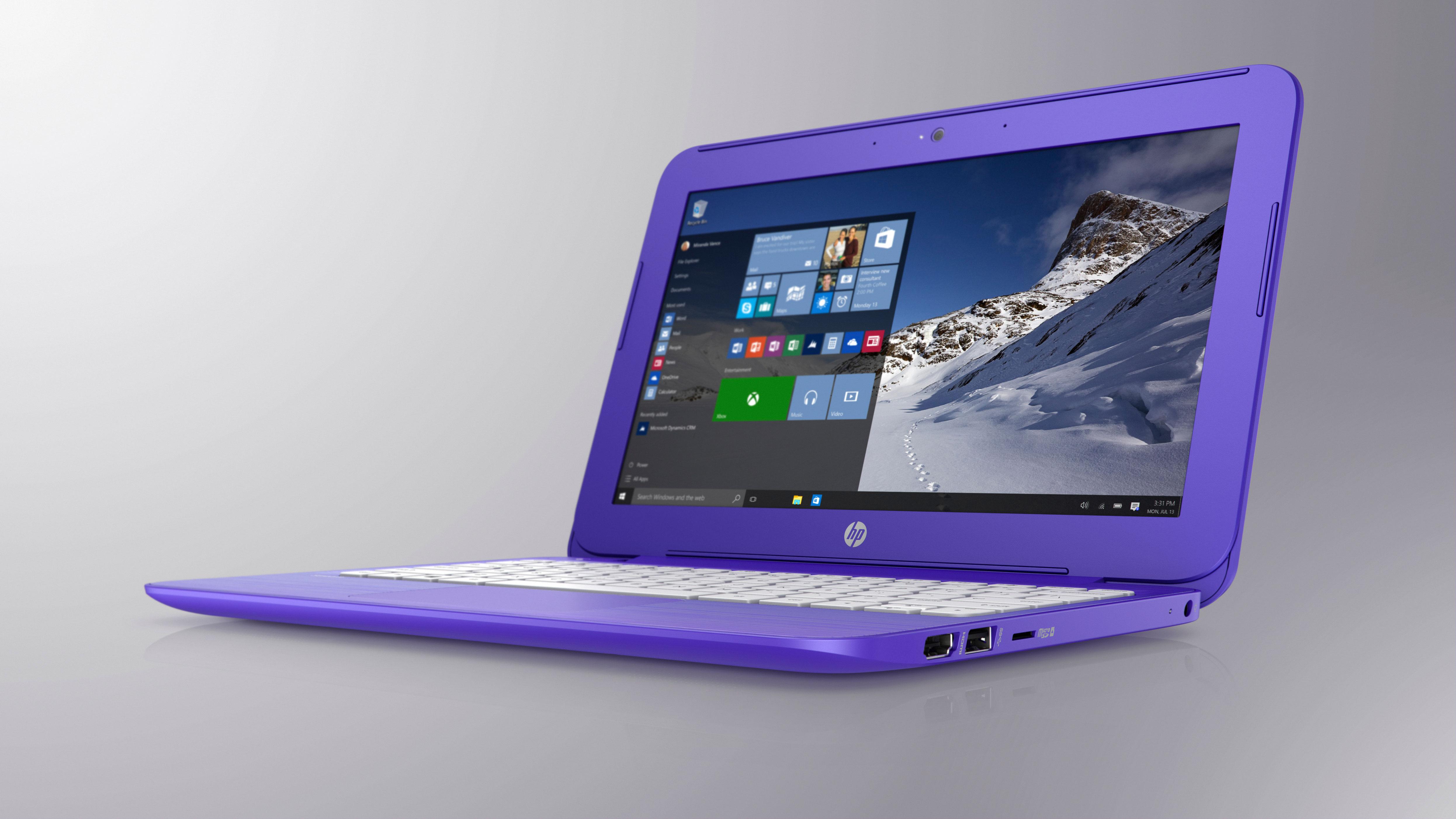 HP Stream 11r001na Laptop (Violet purple) (Intel Celeron N3050, 2 GB