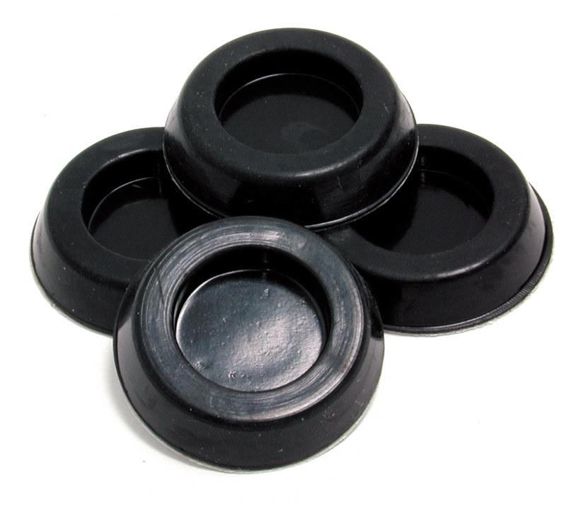 RUBBERFEET SelfAdhesive Rubber Feet for PC Cases, 4 Pack