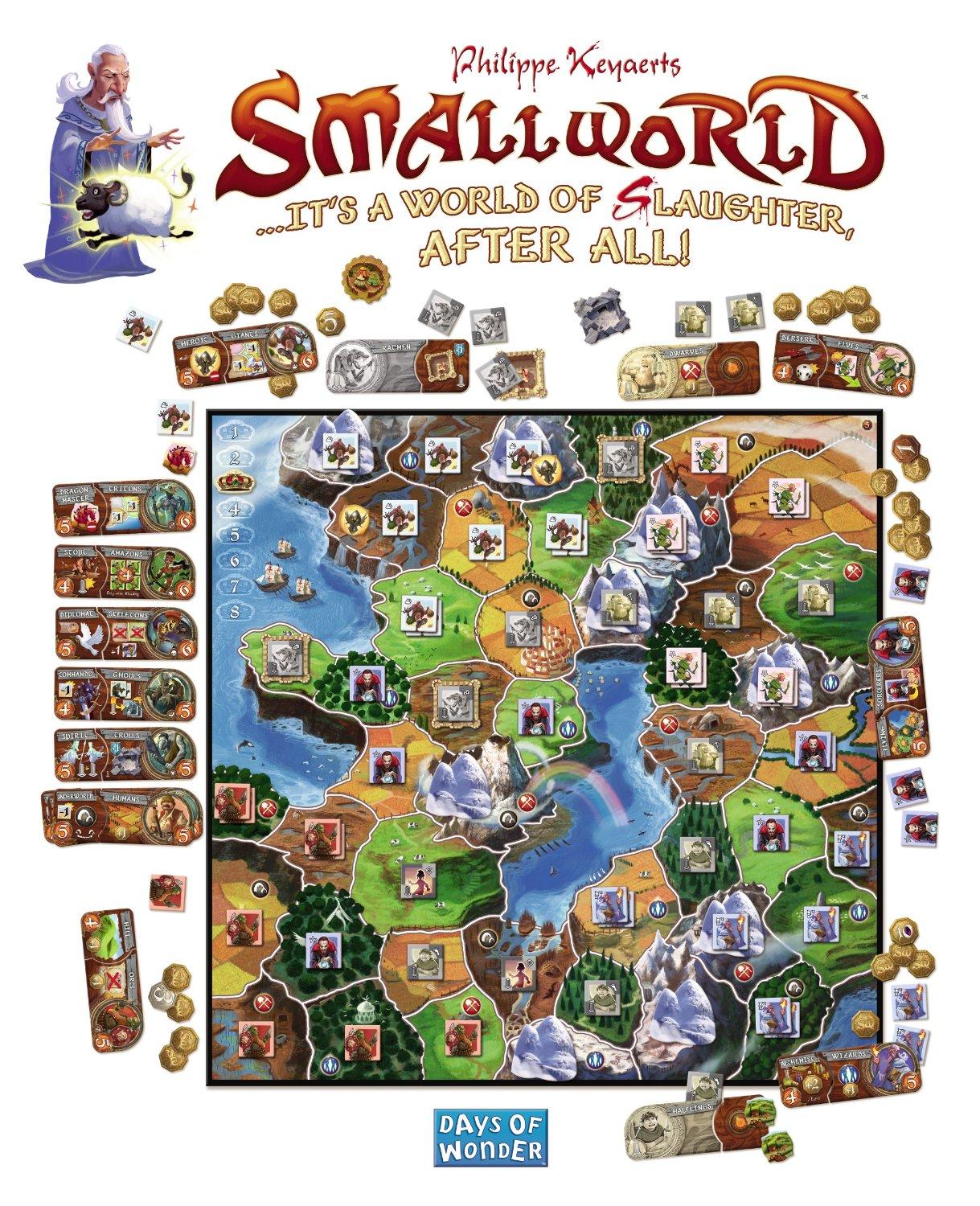 Days of Wonder Small World Board Game Game Amazon.co.uk Toys & Games