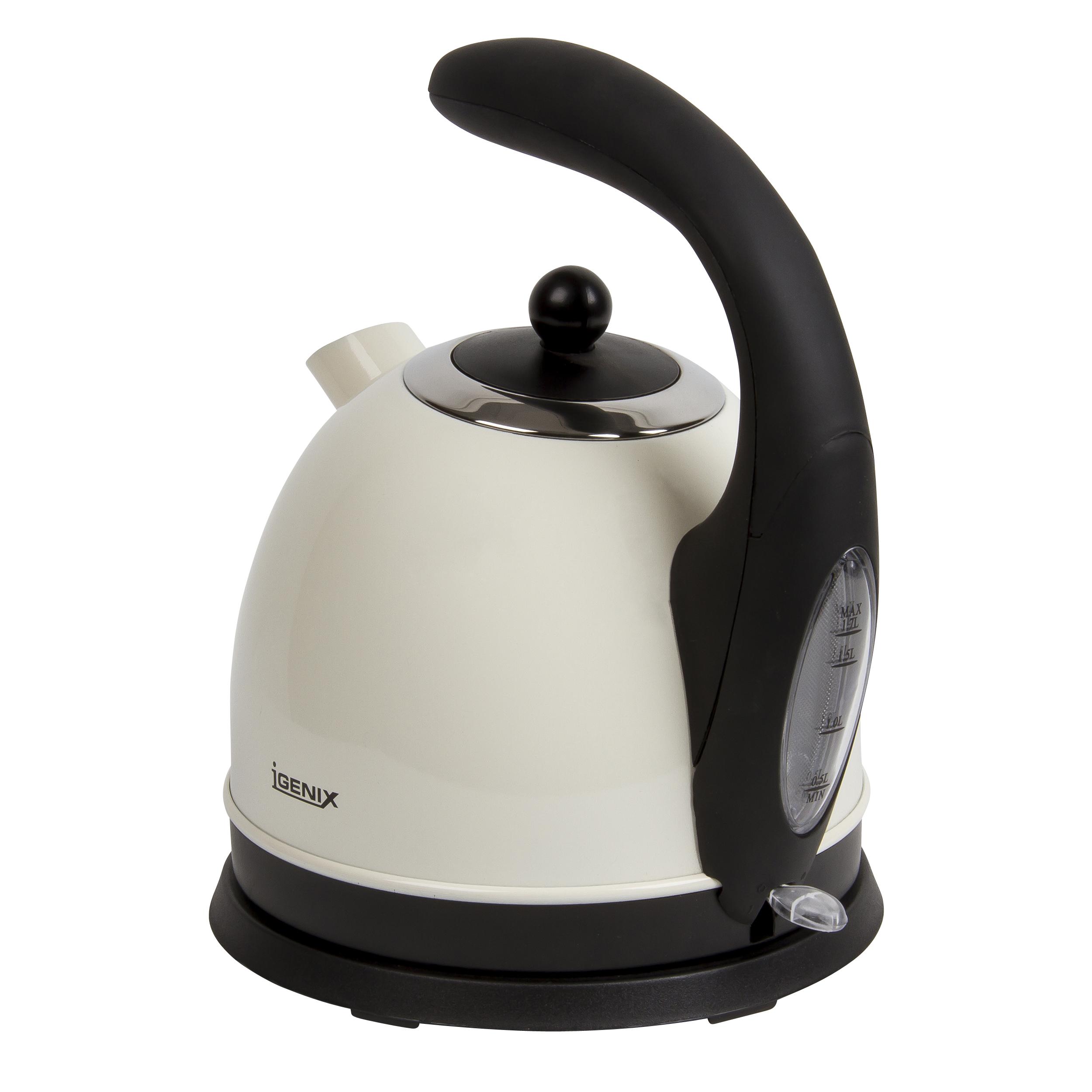 Igenix IG7450 Traditional Corded Kettle Cream Amazon.co.uk Kitchen