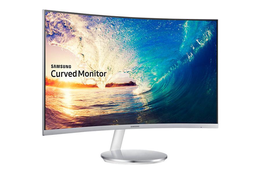 Samsung C27F591 27 inch Curved LED Monitor White/Silver Amazon.co.uk