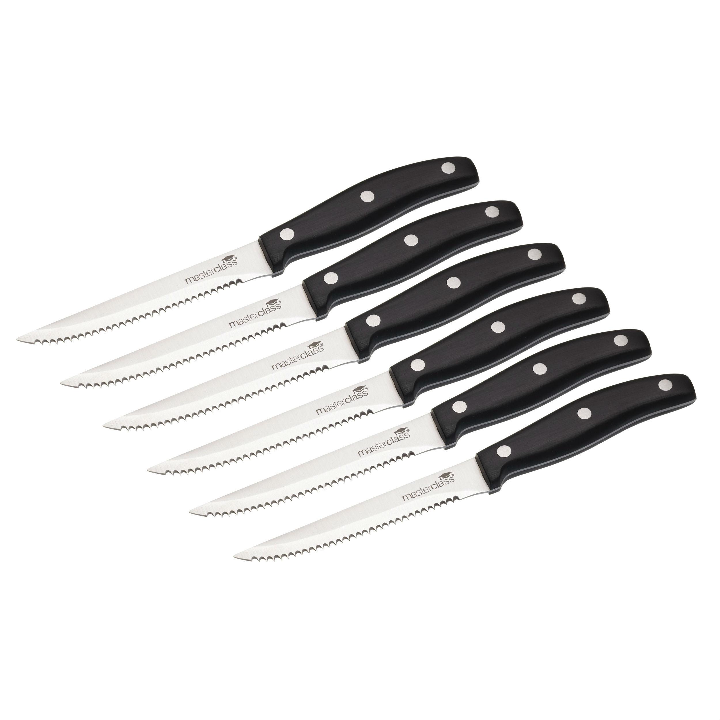 MasterClass Deluxe Steak Knives (Set of 6) Amazon.co.uk Kitchen & Home