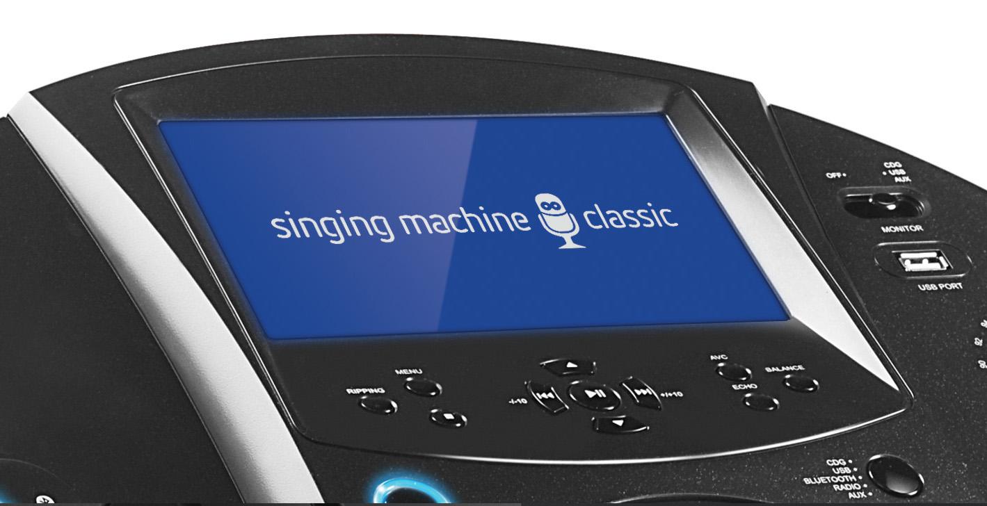 Singing Machine ISM1030BT BK Karaoke Black Amazon.co.uk Musical