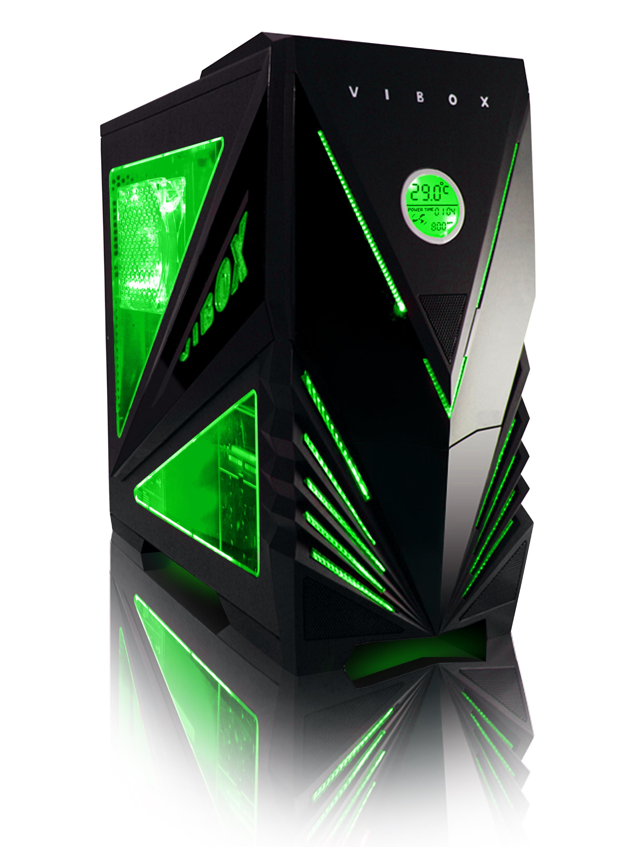 VIBOX Warrior 7 Gaming PC Computer with Game Voucher, 3x Triple 22" HD