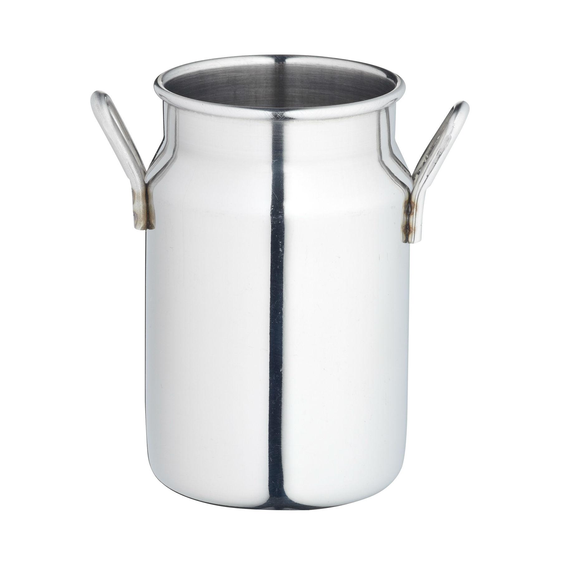 MasterClass Stainless Steel Mini Milk Churn / Cream Jug, 140 ml (5 fl