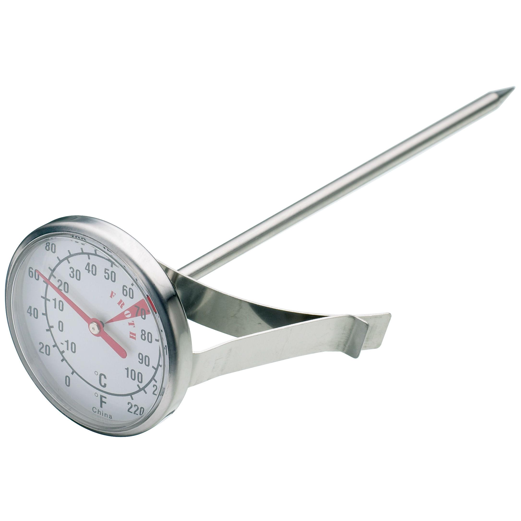 Kitchen Craft Stainless Steel Milk Frothing Thermometer Amazon.co.uk