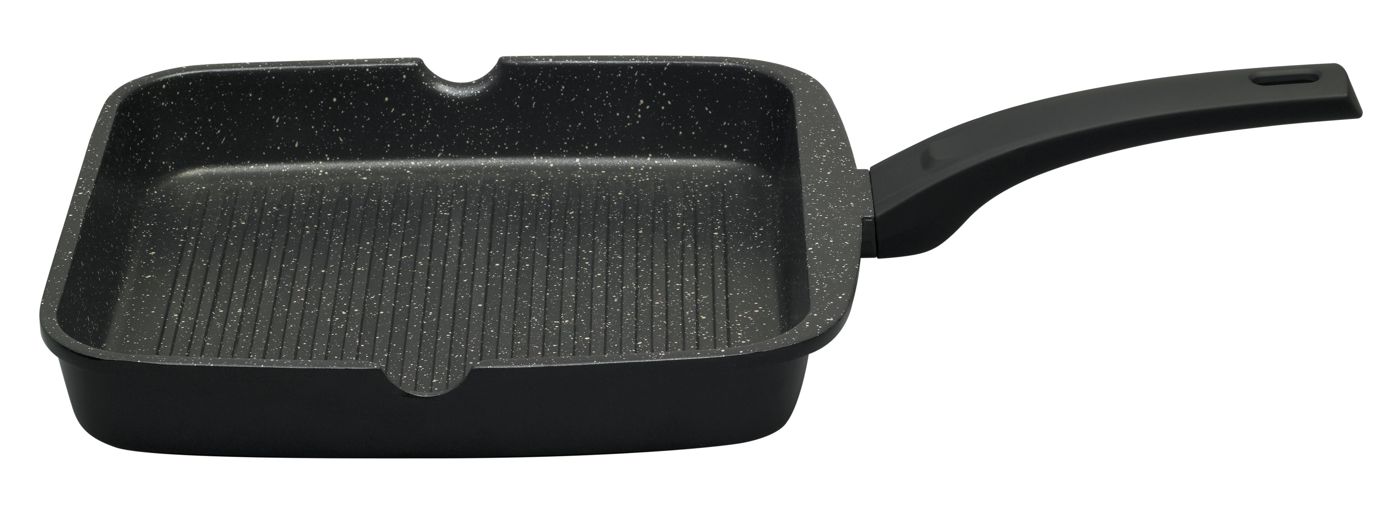 Prestige Stone Quartz Square Grill Pan, Black 28 cm Amazon.co.uk