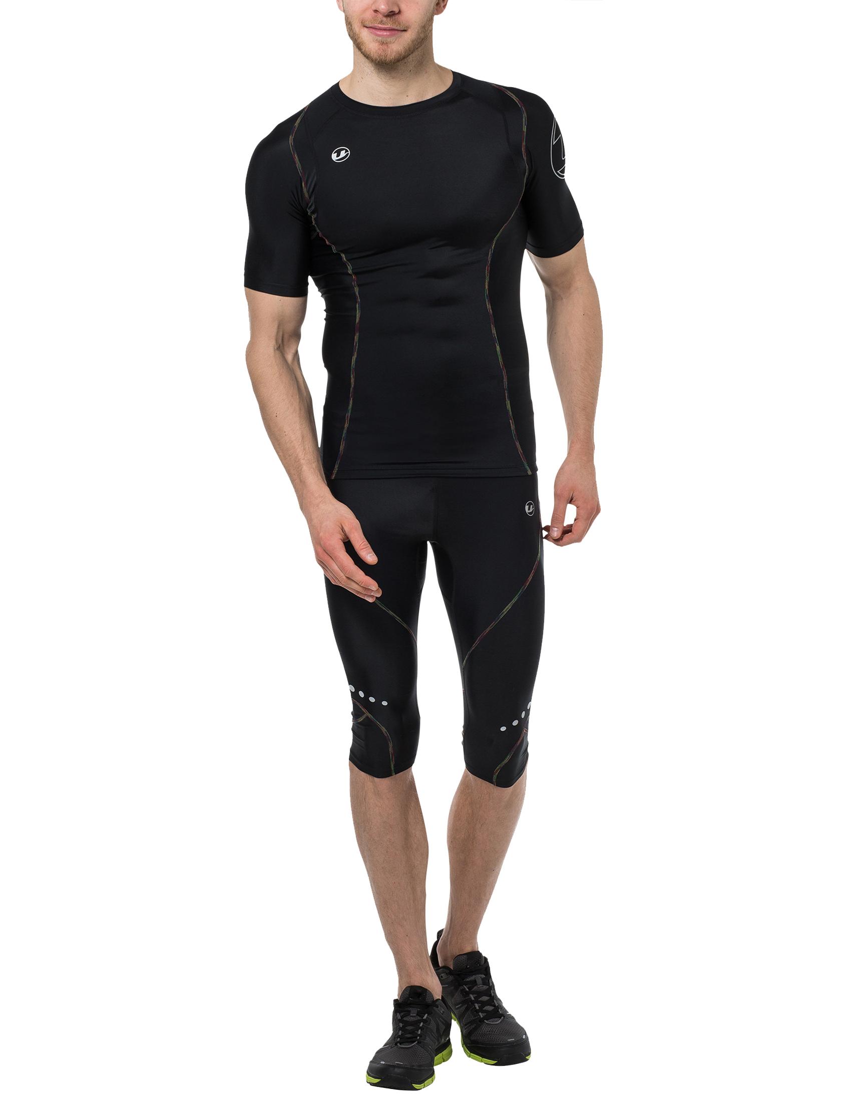 Ultrasport Men's Rainbow Compression ShirtBlack, Medium Amazon.co.uk