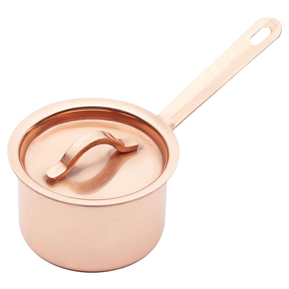 MasterClass Artesà Mini Copper Saucepan / Sauce Serving Pot, 6.5 cm (2.