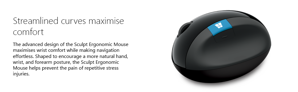 Microsoft Sculpt Ergonomic Mouse: Amazon.co.uk: Computers & Accessories