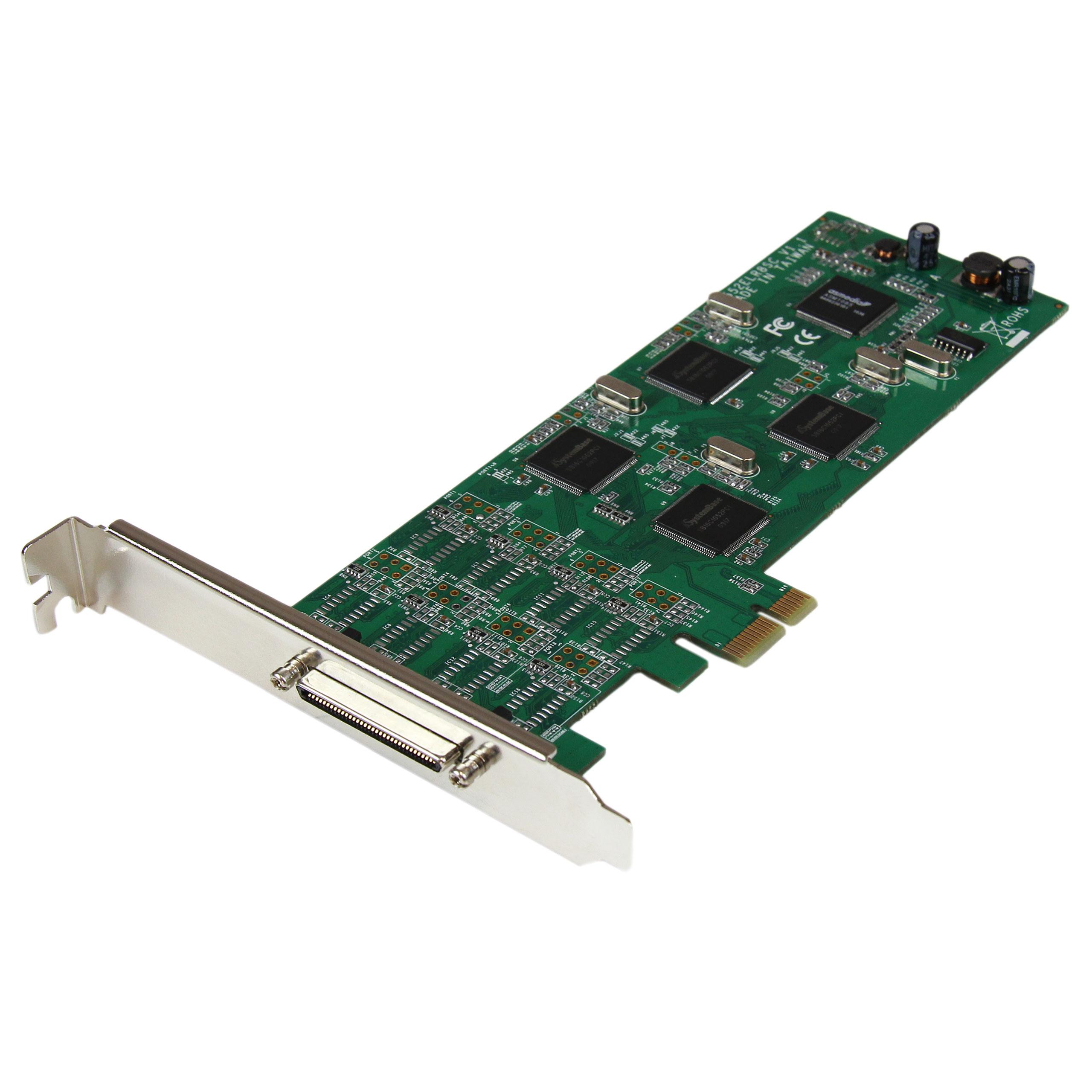 StarTech 8 Port Low Profile PCI Express RS232 Serial Amazon.co.uk
