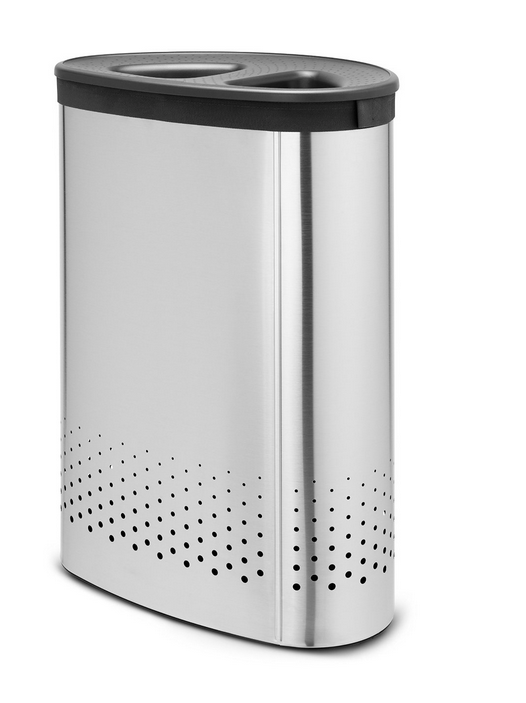 Brabantia Selector Large Double Laundry Bin, 55 L Matt Steel Amazon