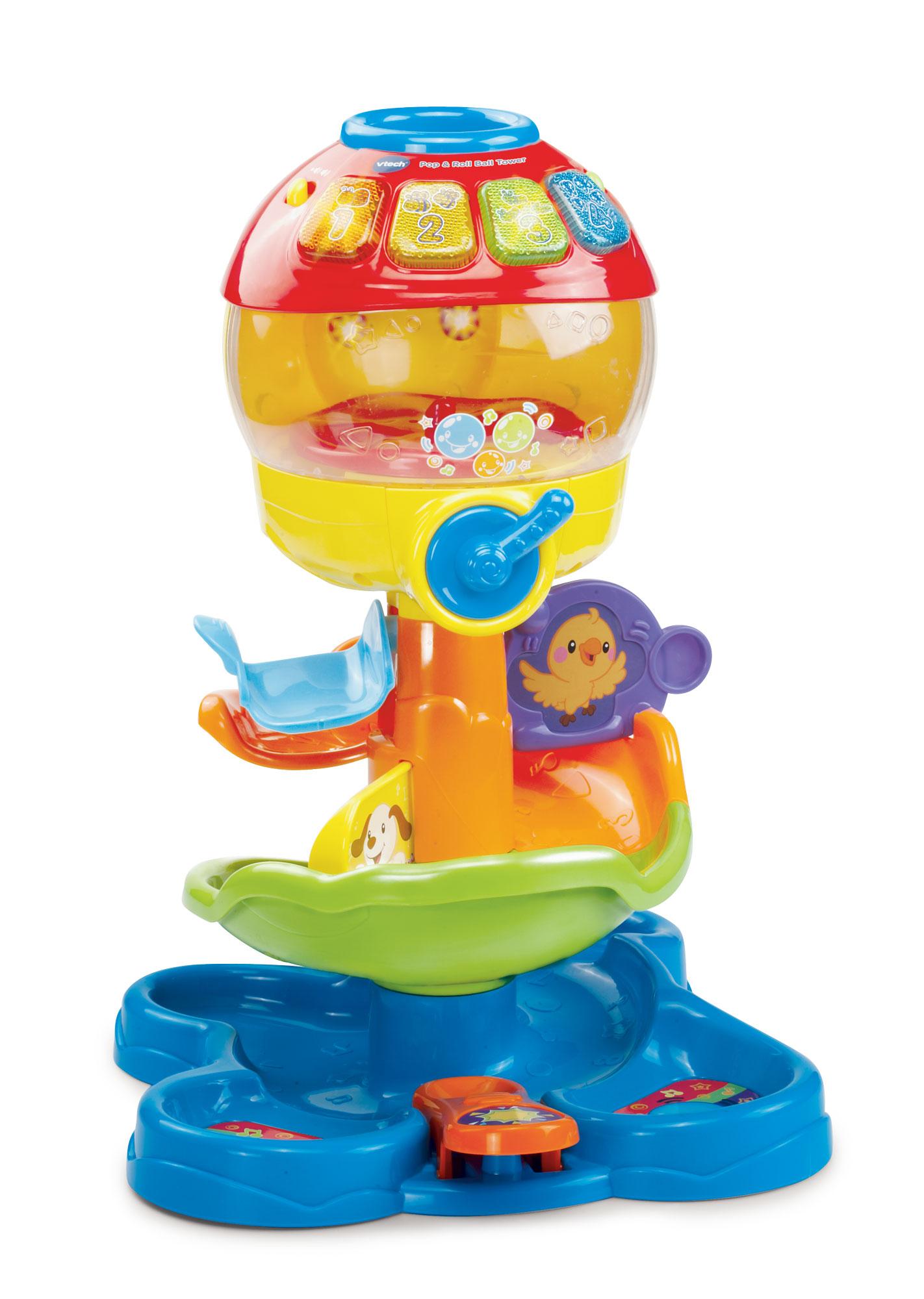 VTech Baby Pop and Roll Ball Tower MultiColoured Amazon.co.uk Toys