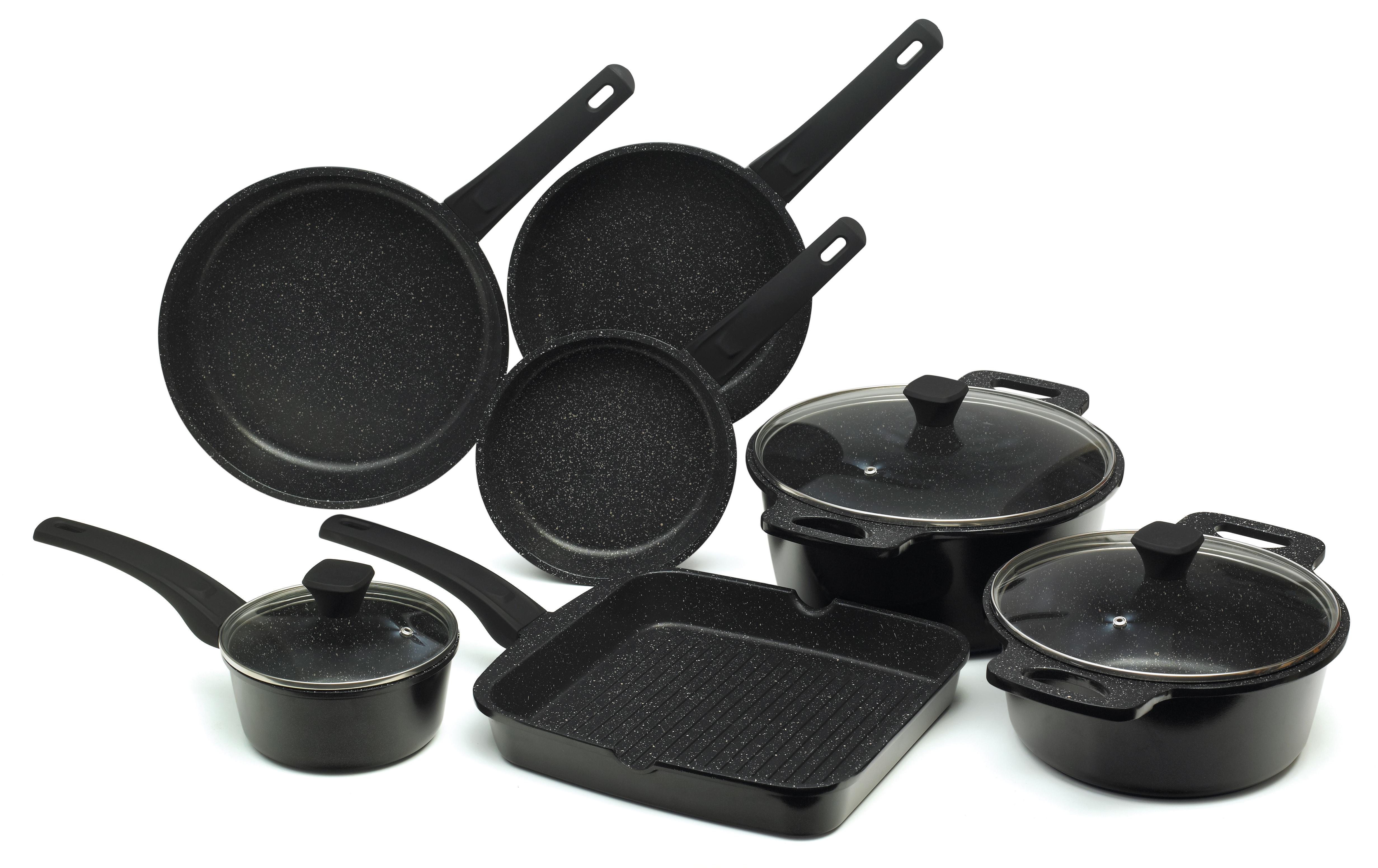 Prestige Stone Quartz Square Grill Pan, Black 28 cm Amazon.co.uk