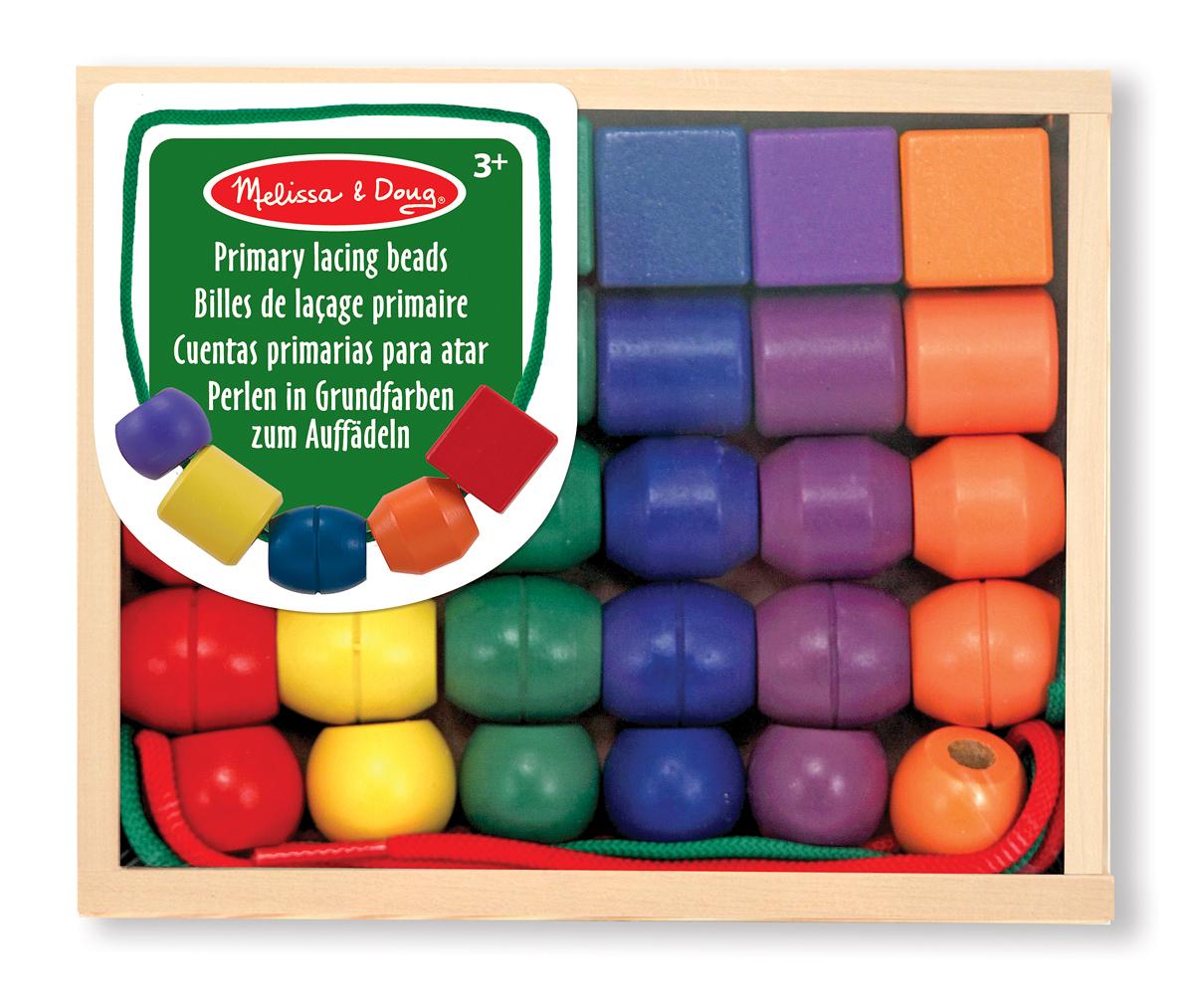Melissa & Doug 10544 Primary Lacing Beads Amazon.co.uk Toys & Games