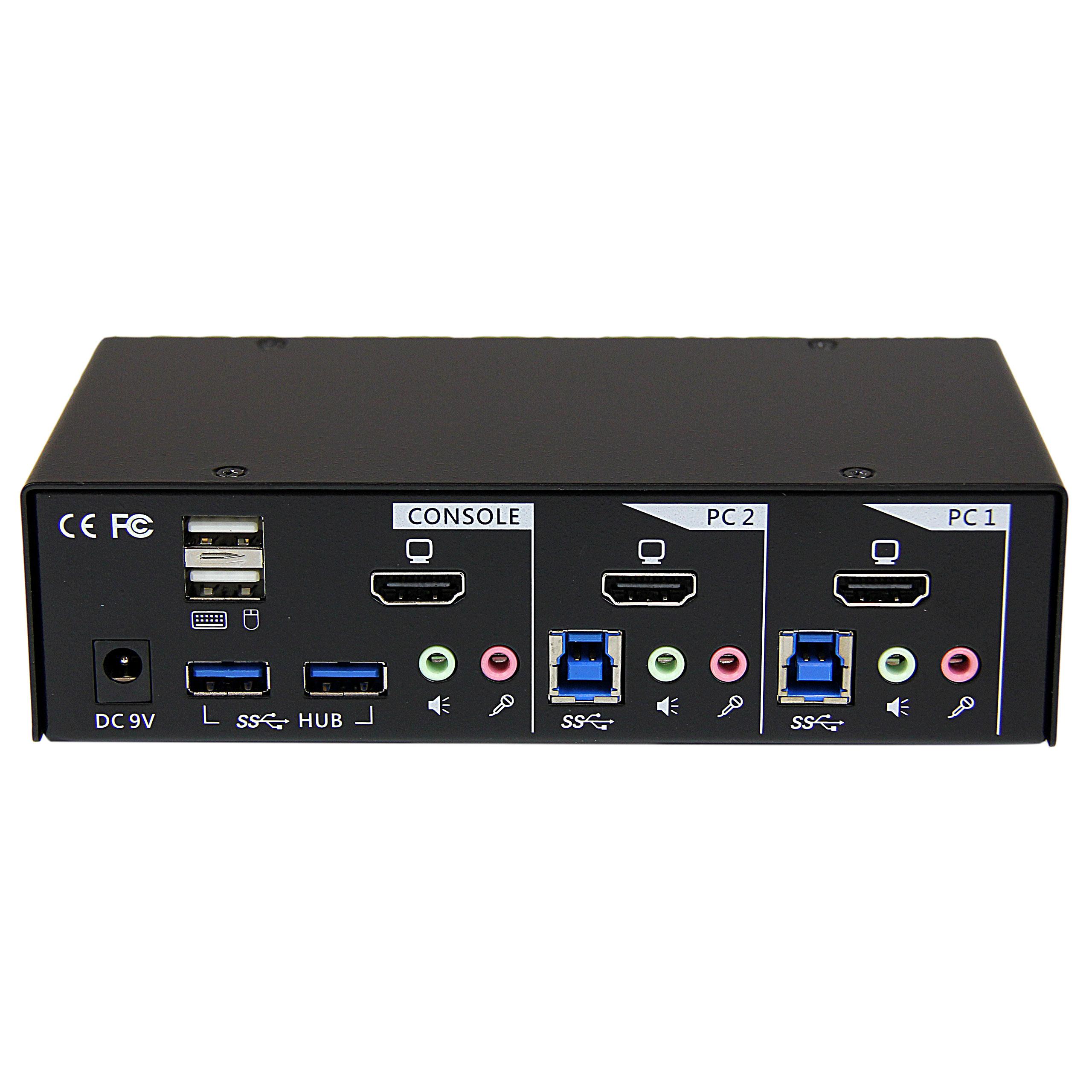 SV231HDU3A 2 Port SuperSpeed USB 3.0 HDMI KVM Switch with