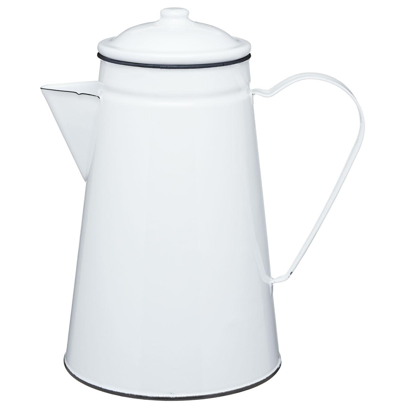 KitchenCraft Living Nostalgia Enamel Coffee Pot / Serving Jug / Vase, 1