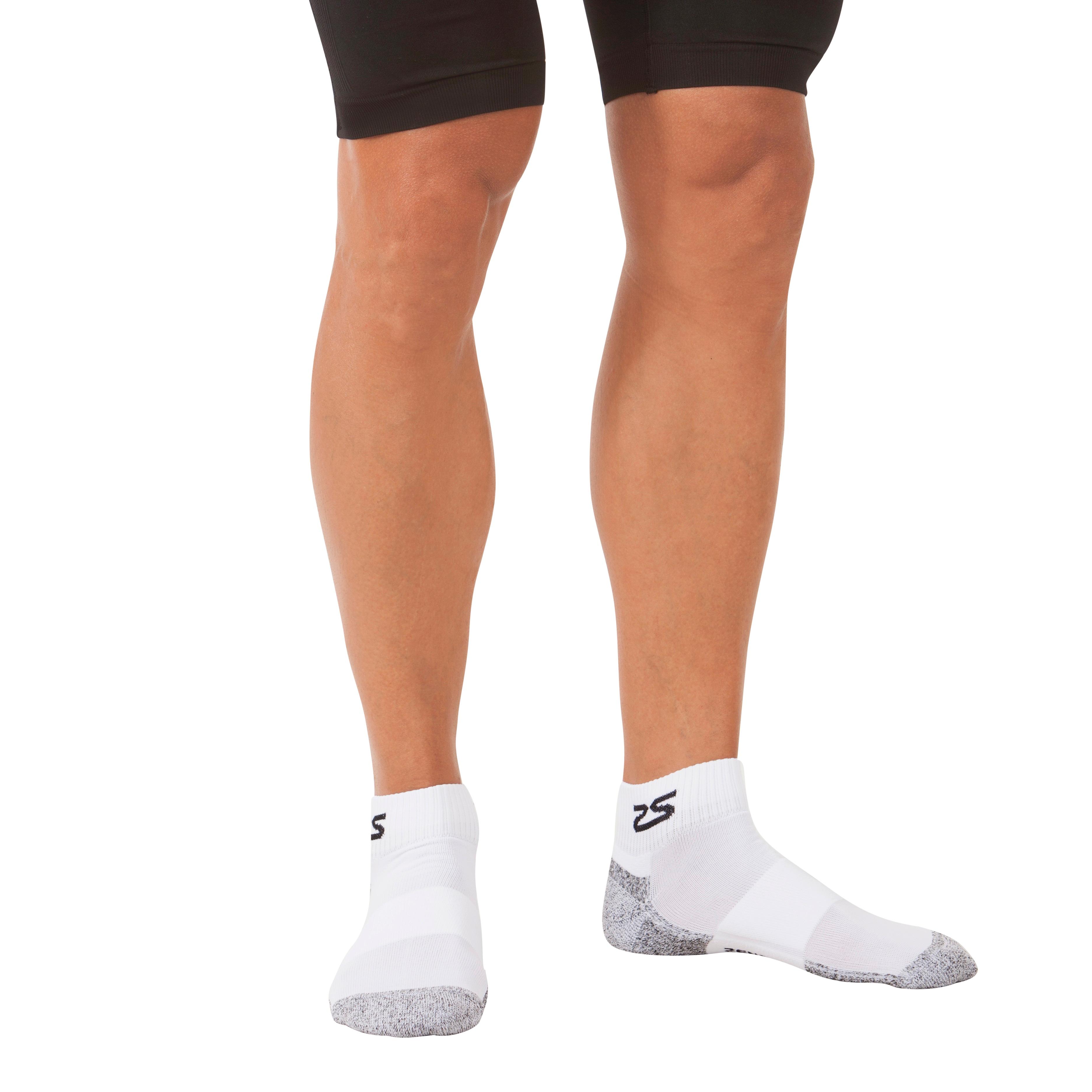 Zensah Unisex's Running Compression SocksWhite, Small Amazon.co.uk