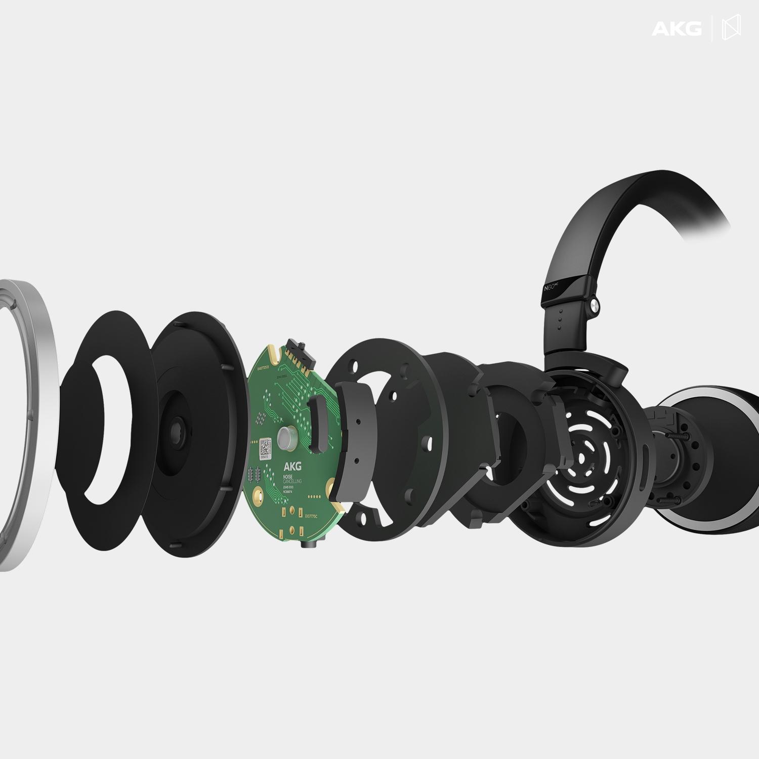 AKG N60NC Foldable Active Noise Cancelling OnEar Amazon.co.uk