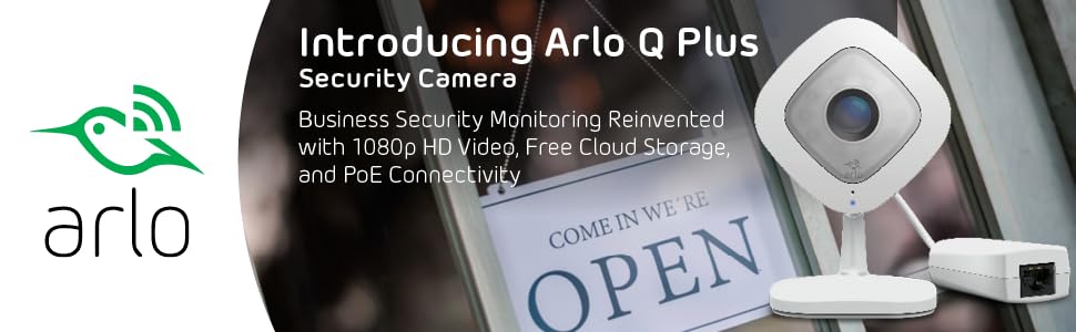 plus power adapter q arlo 1080 for Slot and Card p  Recording) Home  Arlo Q Plus Full Smart SD Security Local HD (PoE