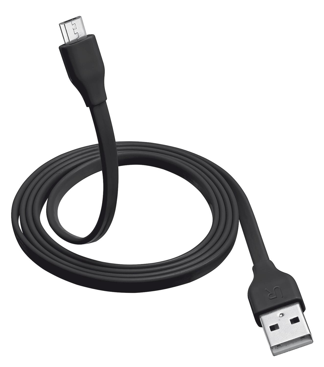Trust Urban Flat MicroUSB Cable 1 m Black Amazon.co.uk Computers & Accessories