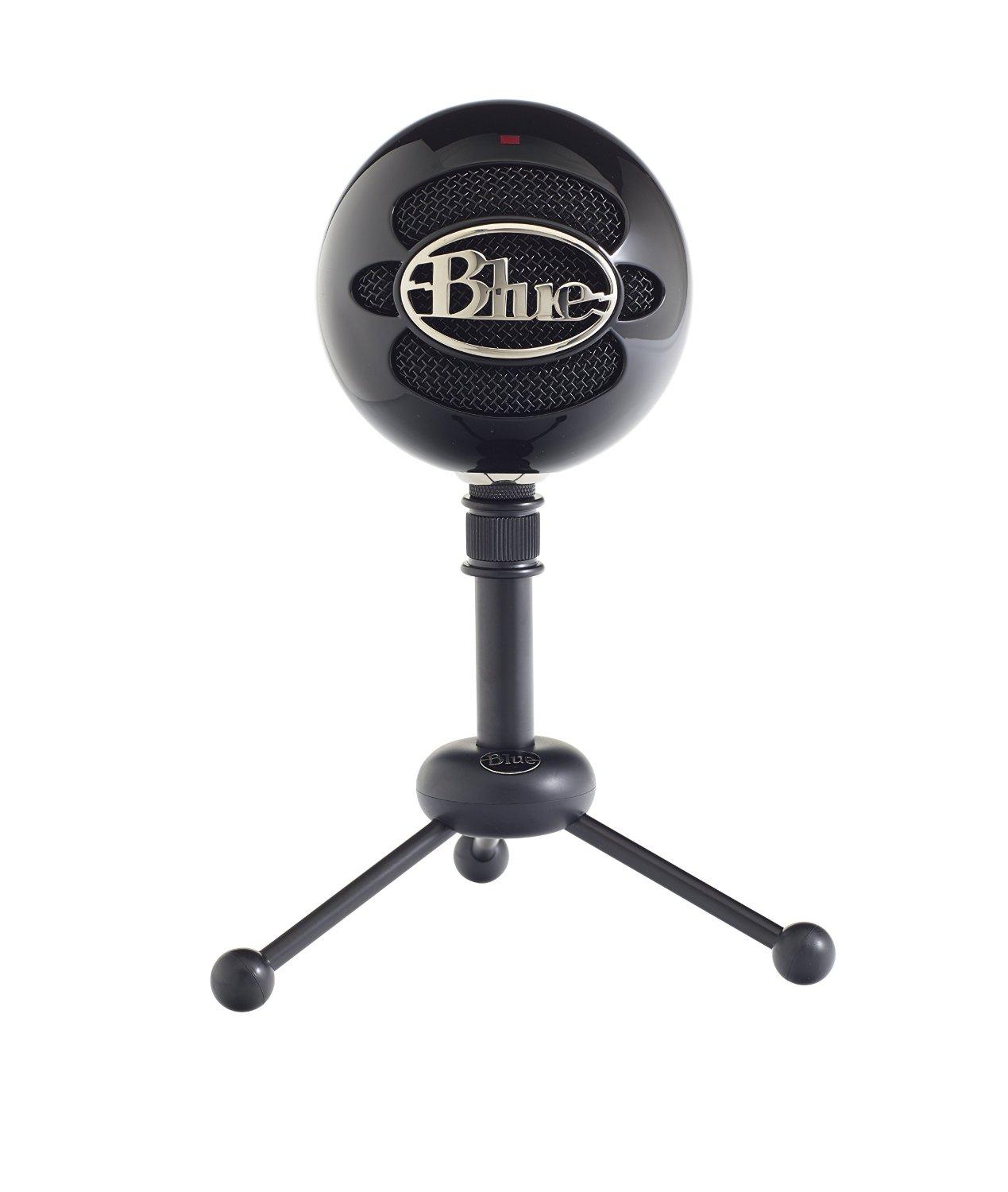 Blue Microphones Snowball Omnidirectional/Cardioid USB Microphone Black Amazon.co.uk Musical