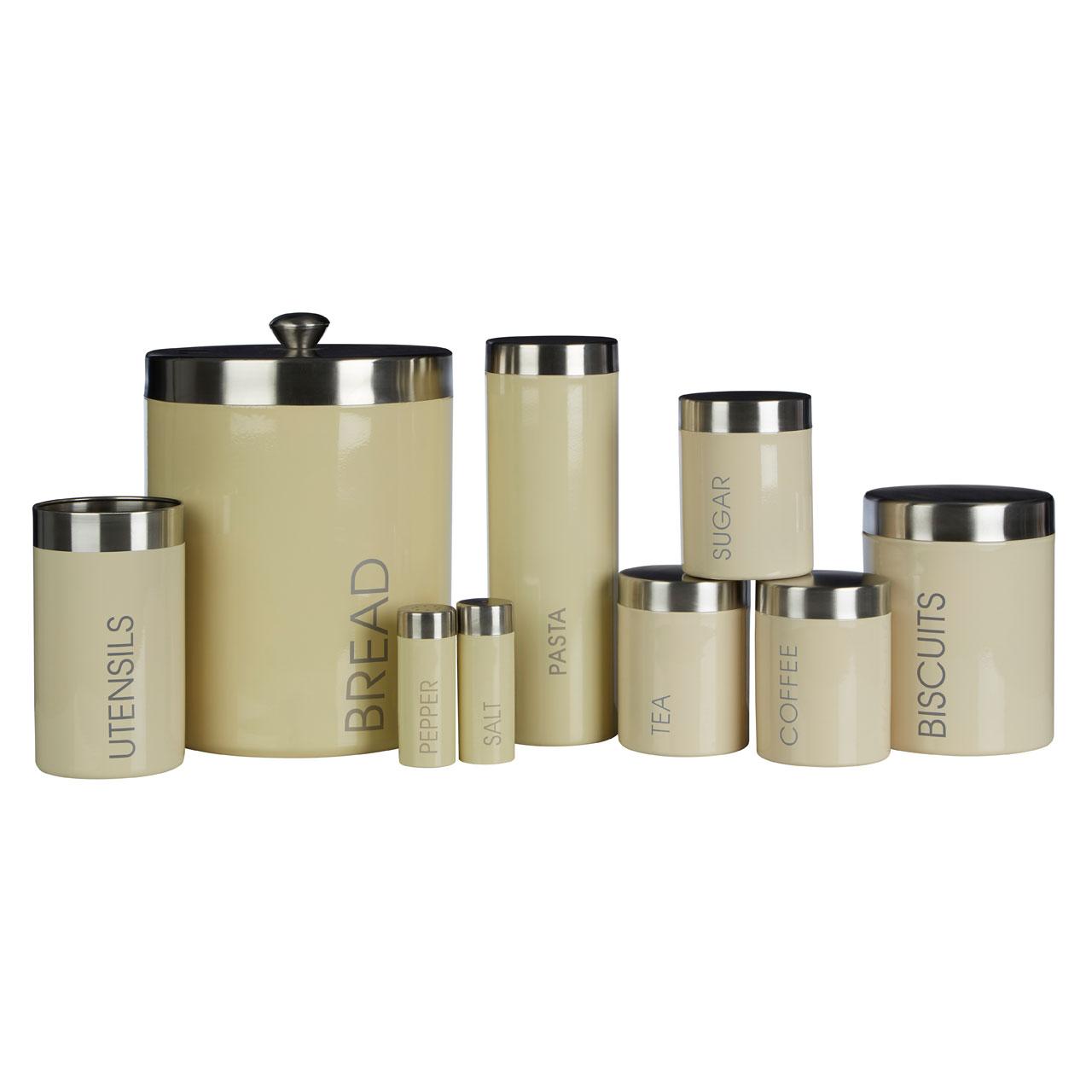 Premier Housewares Liberty Tea, Coffee and Sugar Canisters Set of 3