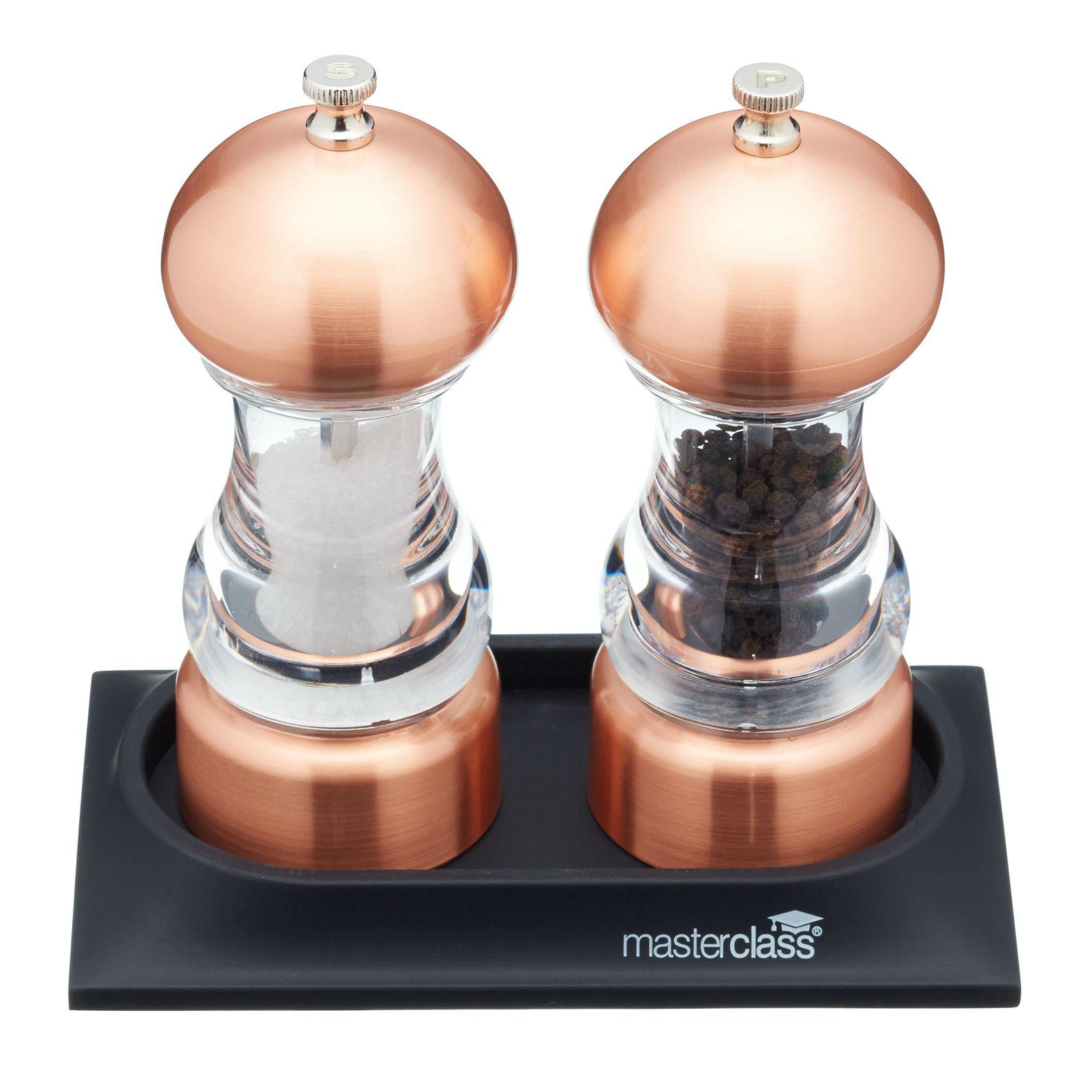 KitchenCraft MasterClass Silicone Salt and Pepper Mill Rest, 17 x 9.5