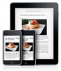 Image of the Kindle application on iPad and iPhone