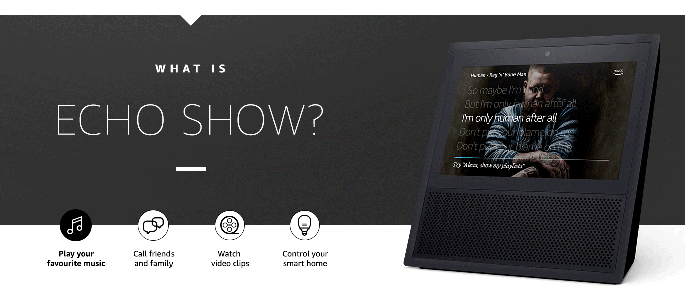 amazon echo show black