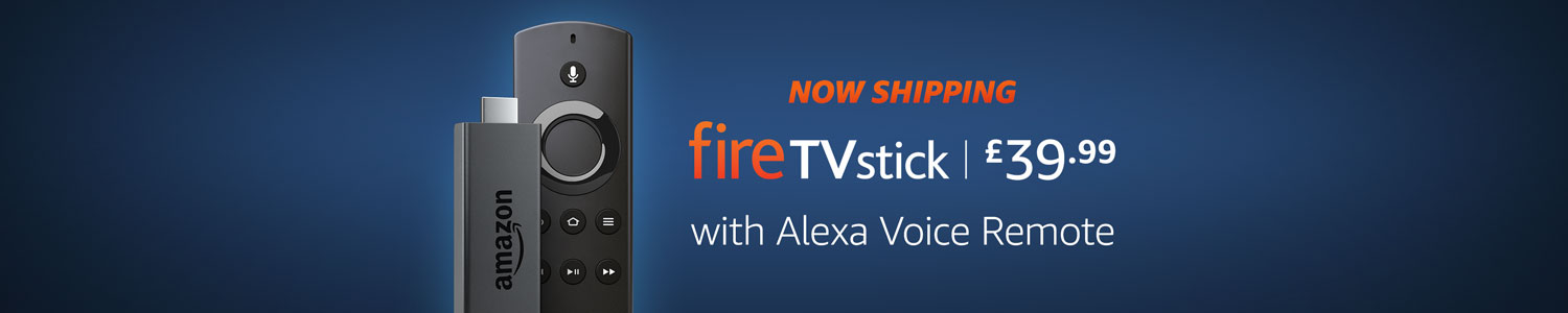 Now Shipping Fire TV Stick with Alexa Voice Remote