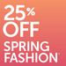 25% off selected Spring footwear & bag styles