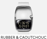 Ventura rubber and caoutchouc strap watches