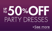 Up to 50% off Party Dresses