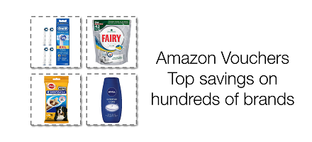Top Savings on Hundreds of Brands with Amazon Vouchers