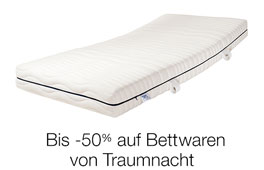 Nur diese Woche: Bis -50% - auf Matratzen & Bettwaren von Traumnacht