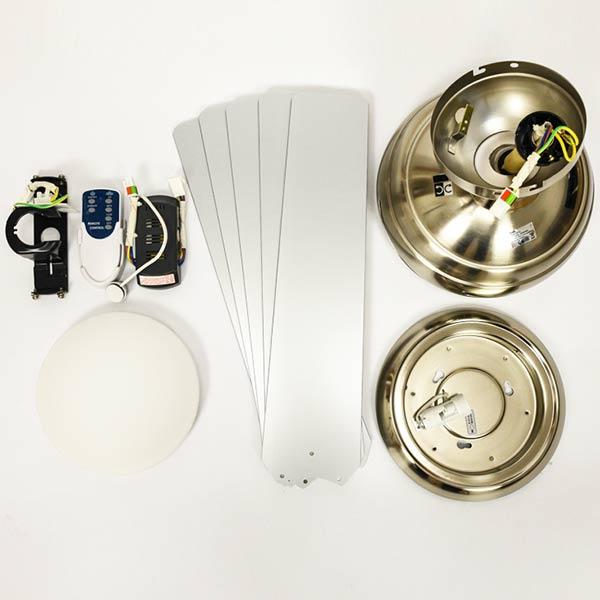 Deckenventilator mit Licht und Fernbedienung Fresco 112 cm, Gehäuse