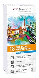 Tombow ABT-18P-1 Fasermaler Dual Brush Pen Set