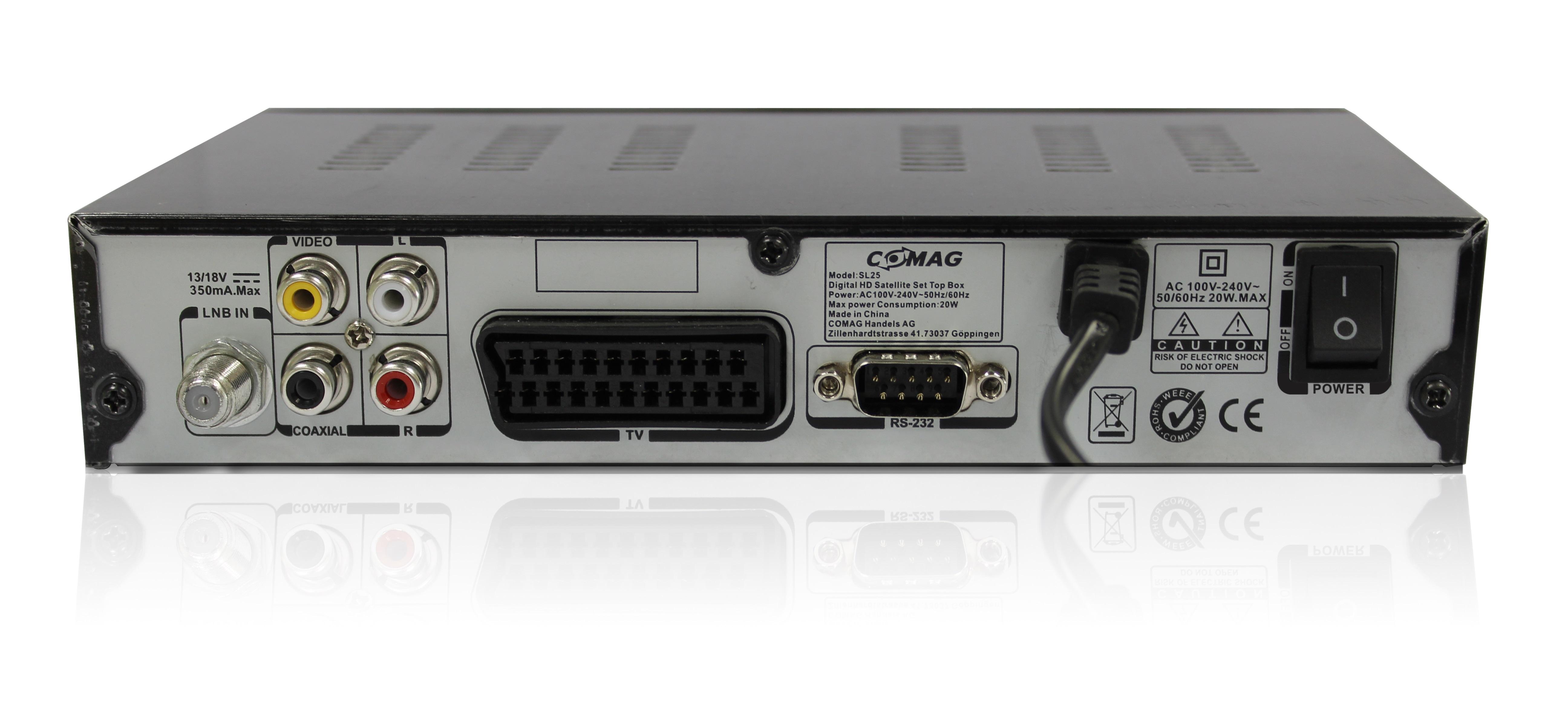 Comag Sl 25 Digitaler Satelliten Receiver Bedienungsanleitung www.amazon.de