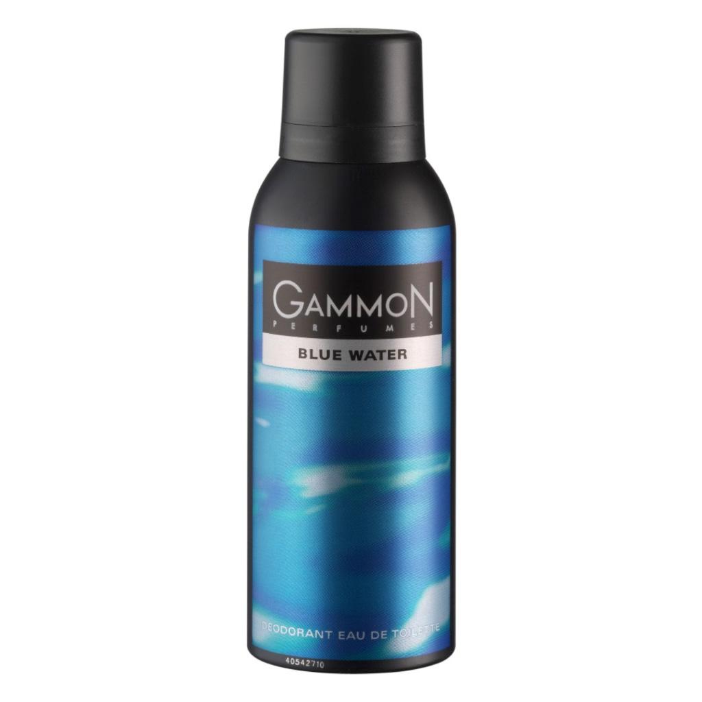 Gammon Blue Water Deodorant Eau de Toilette, 3er Pack (3 x 150 ml