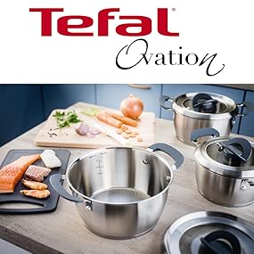 Tefal C817S3 Ovation Topfset 6-teilig, stapelfähig