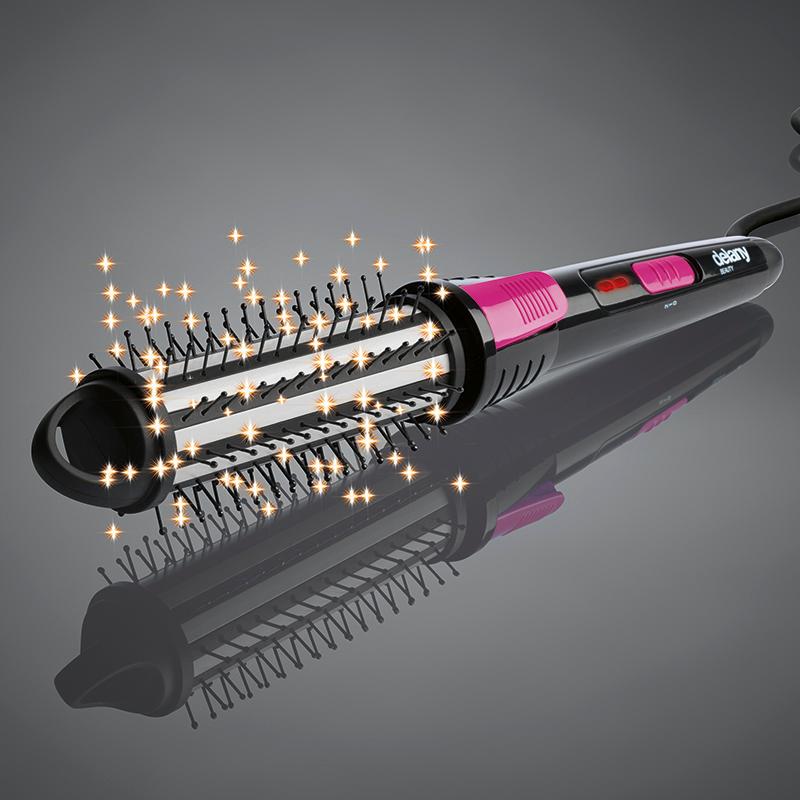 lockenstab mit großer rundbürste