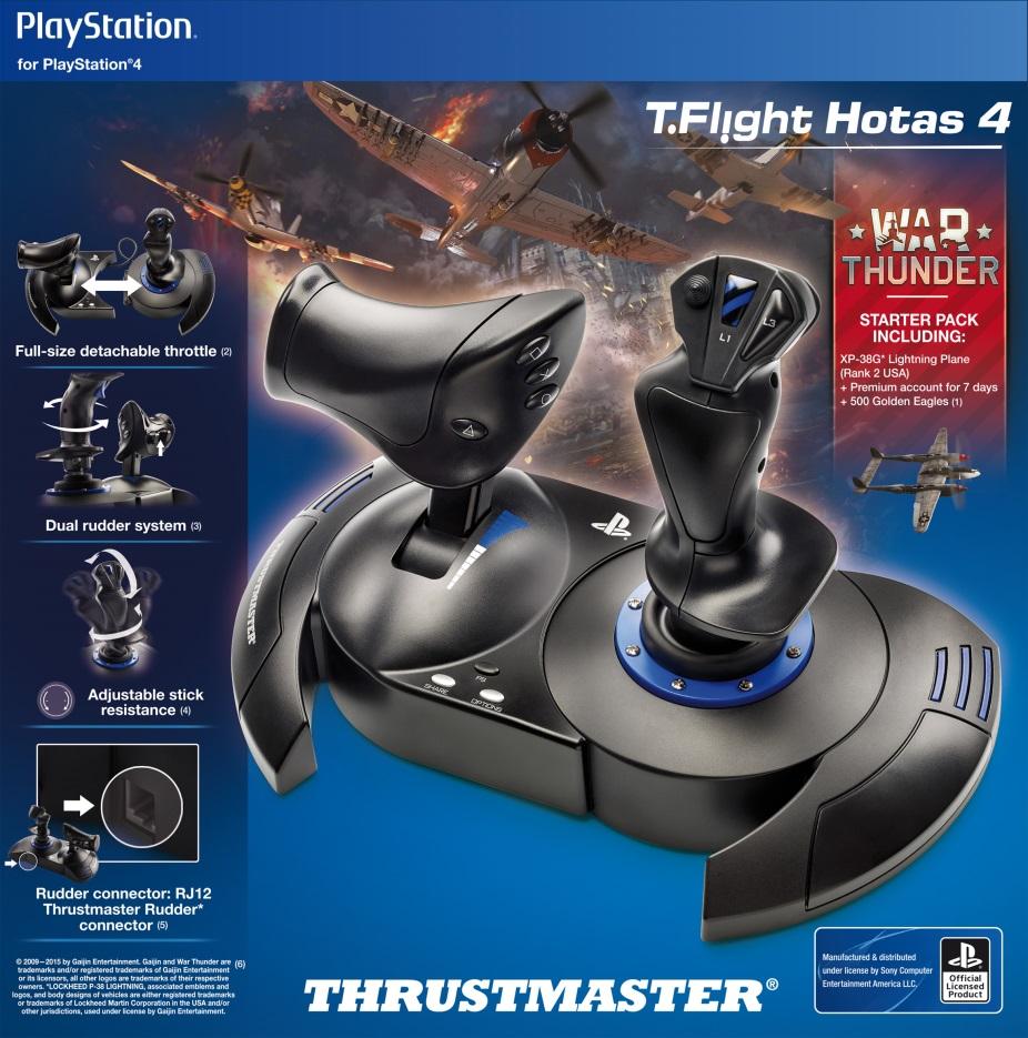 Thrustmaster T.Flight Hotas 4 War Thunder Starter Pack Amazon.de