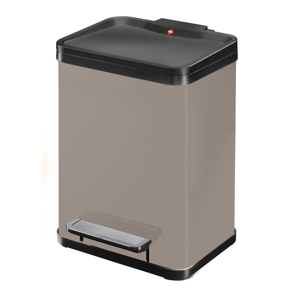 Hailo 0622-729 Öko duo 22 Tret-Abfalltrenner, perlgrau: Amazon.de