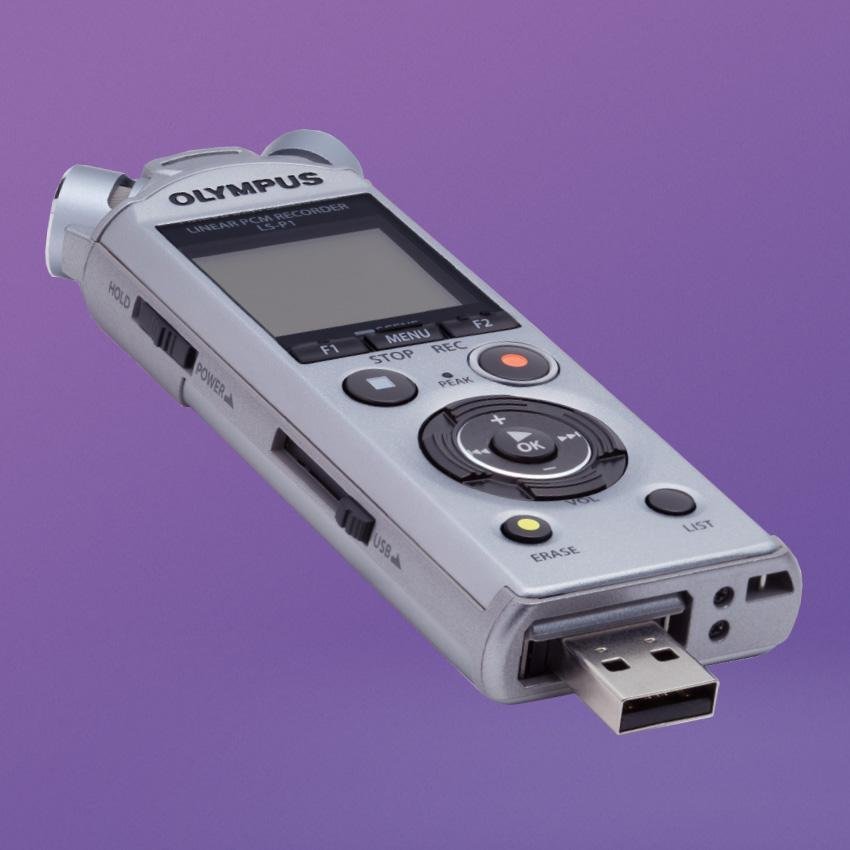 Olympus LS-P1 PCM Music & Voice Recorder, 4 GB Speicher, microSD Slot ...