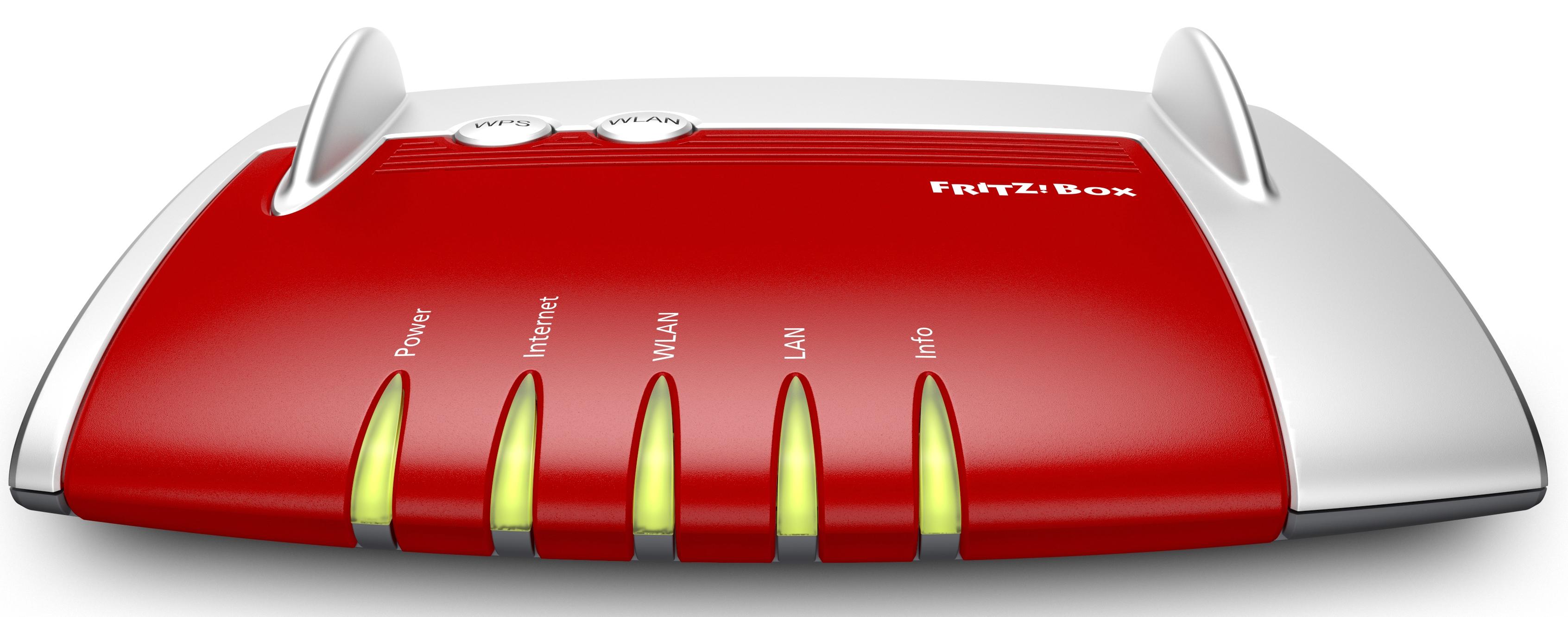 AVM FRITZ!Box 4020 WLANRouter 2,4 GHz rot/weiß Amazon.de Computer & Zubehör