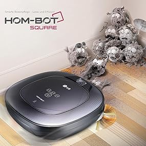 Amazon.de: LG Hom-Bot VR6270LVMB Roboterstaubsauger (Dual Eye 2.0 ...