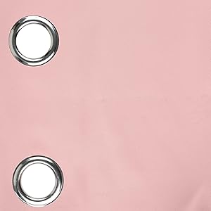 Levivo Blickdichte Thermo-Gardine / Verdunkelungsvorhang mit Metall