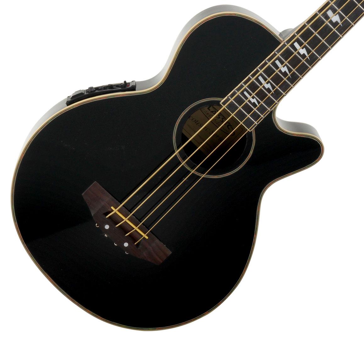 Classic Cantabile AB40 Akustik Bass schwarz (Bassgitarre mit Pickup