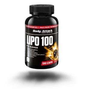 Body Attack LIPO 100 Fat Burner, 120 Kapseln